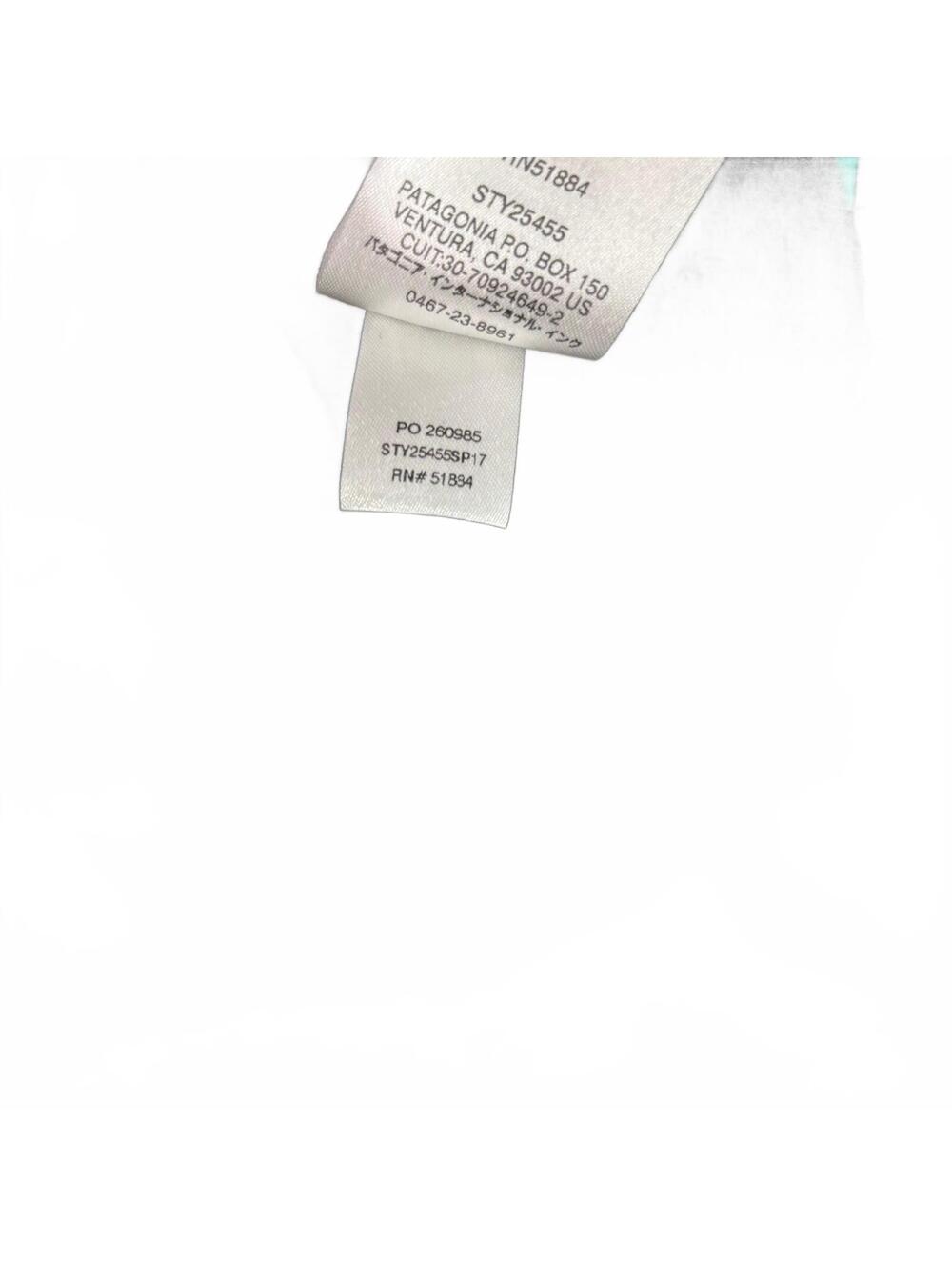 Patagonia Gray Fleece Pullover with Mint Green Trim and Pocket - Picture 5 of 5
